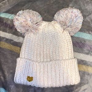 THE cutest Pom Pom Hat ever! by Betsy Johnson ☺️